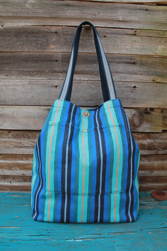 Day Tripper Mega Tote made from recycled cotton and recycled water bottles