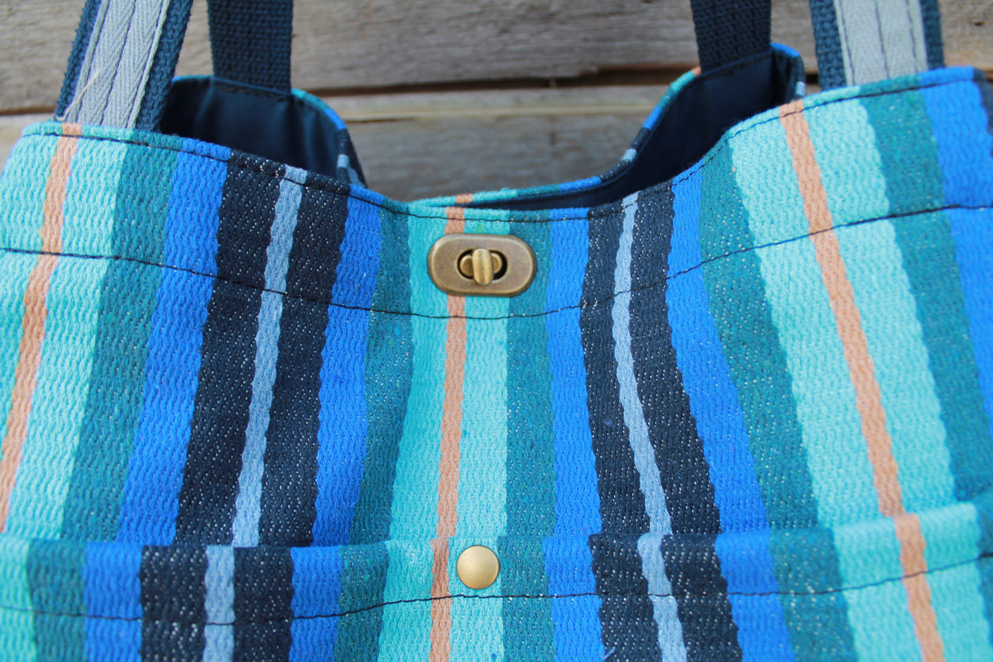 Day Tripper Mega Tote made from recycled cotton and recycled water bottles