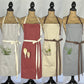 Sustainable Apron with pockets for kitchen, art, work, garden