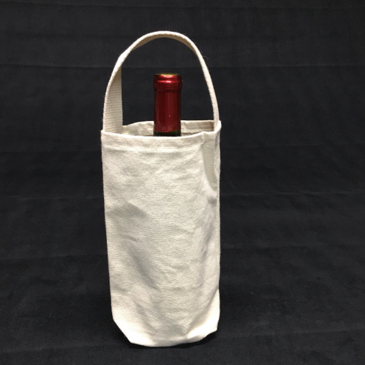 Sustainable Canvas Wine Tote Blank