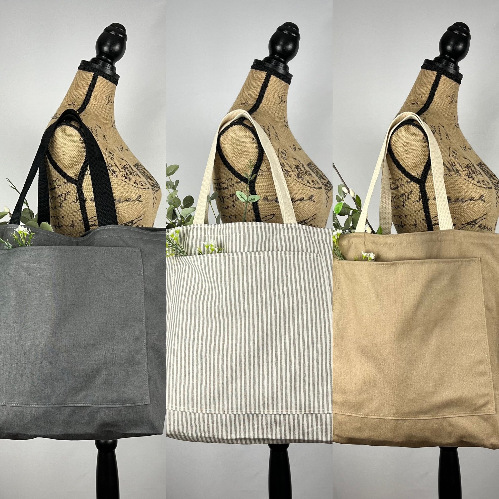 Large canvas shopper