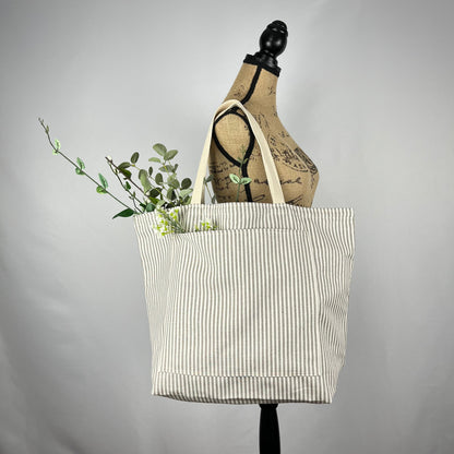 Sustainable Eco Friendly Grocery Shopping Tote with Pocket