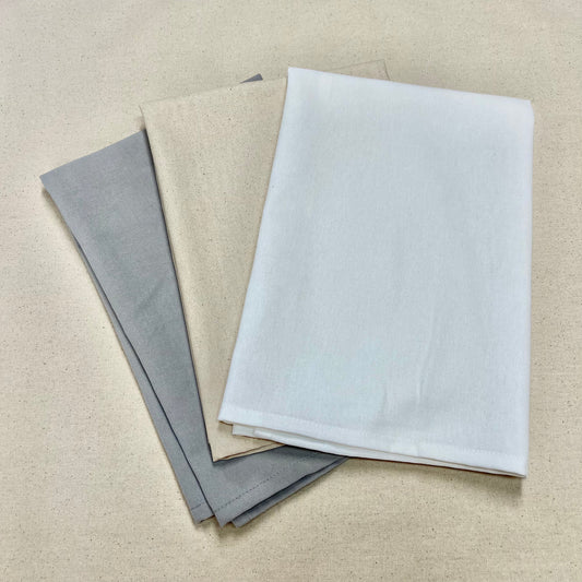 3 pack Premium Cotton Tea Towel Blanks
